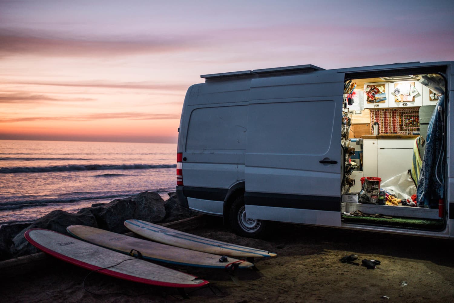 Converted Cargo Van Home Tour Apartment Therapy